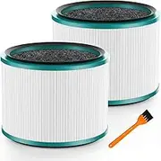Colorfullife 2 Pack HEPA Filter for Dyson HP01, HP02, DP01 Desk Purifiers, Compatible with Dyson Pure Hot Cool Link Air Purifier Filter, Replaces Part 968125-03