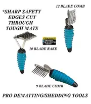 Professional Pet Grooming MAT Breaker COMB,RAKE DEMATTING De-mat Coat Removal
