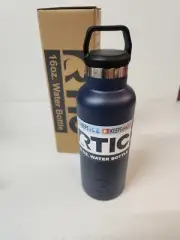 RTIC 16oz Vacuum Insulated Water Bottle Dark Blue | Brand New