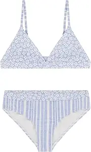 [BILLABONG] Girls' Two-Piece Bikini Swimsuit Set, UPF 50+ Sun Protection, Quick-Dry Bathing Suit