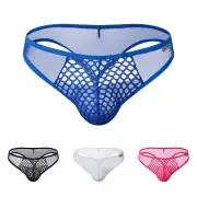 Diverse Color Options Available for Men's Sheer Mesh Briefs Collection