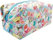[San-X] Hatayama Shoji 33202461 Fuusen Pouch, Karafuru Japanese Pattern, Cinnamon Roll, H 2.8 x W 5.1 x D 2.4 inches (7 x 13 x 6 cm)