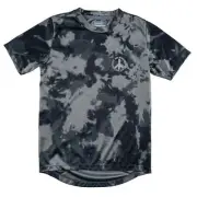 Troy Lee Designs Youth Flowline SS Plot Jerseys-Charcoal-Medium