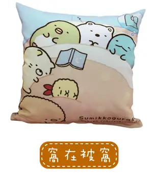 【HUGS】角落生物 大抱枕 靠枕 55x55公分 正版授權 台灣製 (4.9折)