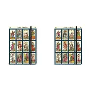 2x Cavallini Lrg Notebook/Journal Diary School/Office Writing Stationery Tarot
