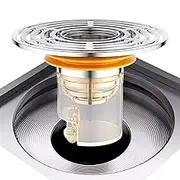 Bathroom Sink Stopper | Floor Hair Catcher Removable Drain Stopper,Anti-Clogging Anti-Odor Bathtub Converter Backflow Sink Filter for Kitchen & Basin