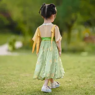 夏季女寶寶唐裝兒童裙子漢服