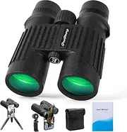 10x42 HD Binoculars for Adults & Kids High Powered Crystal-Clear Vision, Precise Focus, Built to Last - High-Powered Optics with Essential Accessories Hunting Binoculars for Adults