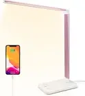 White Crown LED Desk Lamp Dimmable Table First-Generation, PINK