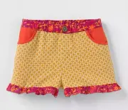 NWT Matilda Jane Enchanted Garden Woodrose Mixed Print Shorts Size 16