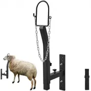 VEVOR Livestock Trimming Stand, Goat & Sheep Stand 9.37-12.8 inch Adjustable Height 0-5.4 inch Width, Metal Goat Milking and Shearing Stand Attachment