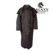 Full Length Waterproof Oilskin Duster / Oil skin Coat Western Rider Coat