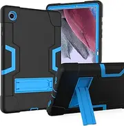 Galaxy Tab A8 10.5 Case 2021, Acphtab Heavy Duty Rugged Full-Body Hybrid Shockproof Drop Protection Cover with Kickstand for Samsung Galaxy Tab A8 10.5 2021,SM-X200/X205/X207 (Black+Blue)