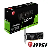 在飛比找蝦皮商城優惠-MSI 微星 GTX1630 4GT LP OC 顯示卡 長