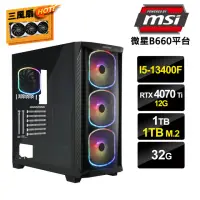 在飛比找momo購物網優惠-【微星平台】I5十核{BOOM拾伍}RTX4070Ti-12