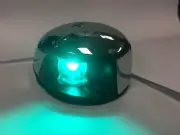Marine Boat 12V Green LED Navigation Side Marker Light Starboard Watertight