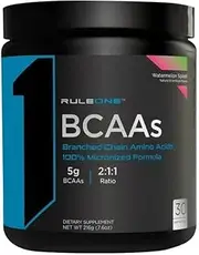 Rule1 R1 BCAA Powder 216 g, Watermelon Splash (30 Servings)