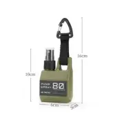 80Ml Portable Refillable Pump Spray Bottle with Buckle for Alcohol Perfume Cosme