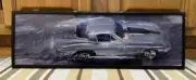 Chevrolet Corvette Sign Garage Parts Sting Ray Split Window Vintage Style Decor