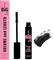 Elizabeth Mott Black Volumizing Mascara: It's So BIG - Waterproof Lash Extending Mascara with Corset Wand-No Eyelash Clump,Tube Mascara, Cruelty Free 0.33 Fl Oz (Pack of 1) Black