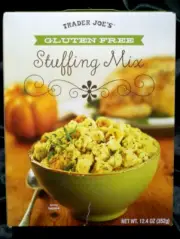 TRADER JOE'S GLUTEN FREE STUFFING MIX CELIAC SAFE RICE CROUTONS THANKSGIVING