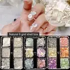1 Box Nail Art Shell Colorful Diy Nail Design Nail Art Shell Decoration Supplies