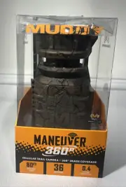 Muddy Outdoors Maneuver 36MP Trail Camera 1080P 360° View GPS Verizon/AT&T