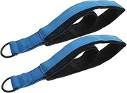 TOKIDNY 2pcs Elastic Yoga Straps Double Stretch Belts for Home Fitness Resistance Bands for Flexibility and Strength Training for Women