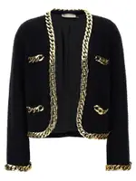 [Tory Burch] Tory Burch-Kendra Chain Blazers Nero-Donna XS Black