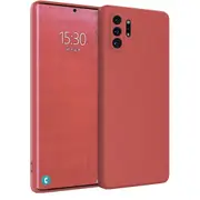MCC For Samsung Galaxy Note10+ Plus Soft Liquid Silicone Shockproof Case Cover Note 10+ N975 N976 [Wine]