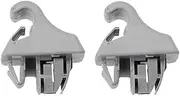 KPSTED 2Pcs Sun Visor Clip Hook, Fit For Mitsubishi,Montero MK3 Pajero 2000-2006 MR779704 MR779705 Sunvisor Hanger Hook Car Sun Visor Fastener(Gray)