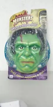 Monsters Freaky Flying Disk Universal Studios Frankenstein New Sealed Shelf 5