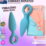 Anal Plug Vibrator Wearable Vibrating Butt Plug Silicone Unisex Adult Sex Toy