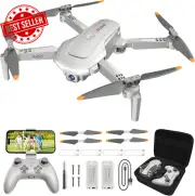 S450 Drone 1080P HD Camera Foldable FPV RC Toy w/ Case 2 Batteries for Kids