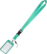 SECFOU Card Holder Lanyard Id Badge Holder for Nurse Student Sturdy Wear-Resistant Material