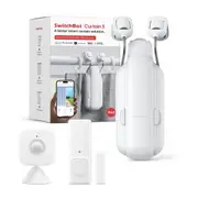 SwitchBot Curtain 3 Starter Kit (Curtain 3 Rod + Remote + Contact Sensor)