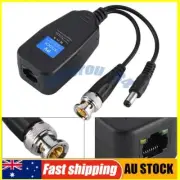 10X CCTV Coax BNC Video Data Power Balun Transceiver to CAT5e 6 RJ45 Connectors