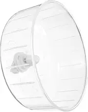 Abaodam Silent Hedgehog Wheel Transparent Exercise Wheel for Hamsters Chinchillas Pets Interactive Fun Activity Increase Hamster Accessory for Relieving Boredom