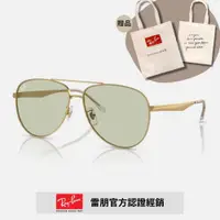 在飛比找ETMall東森購物網優惠-【RayBan 雷朋】雙槓太陽眼鏡(RB3712D-001/