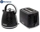 Elegant Black Diamond Toaster AND 1.7L Kettle Set Breakfast Combo Wedding Gift