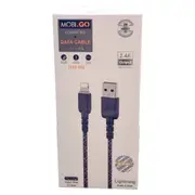 MobiGo Nylon Wire Cable For Lightning (2M) -Black