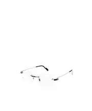 Cartier Rimless Square Glasses 58 White