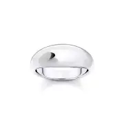 Genuine THOMAS SABO Ring in timeless design silver