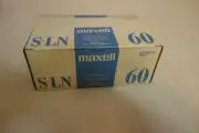 Box 10 Maxell Low Noise Cassette Tapes S-LN 60 Compact Cassettes Blank Brand New