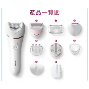 現貨·最新款 飛利浦 Philips 乾濕兩用除毛器 (BRE735) 除毛 刮拔兩用美體除毛刀 電動除毛機 好市多