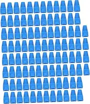 Angoily 100Pcs Ethernet Cable Boot Cover Connector Protection for Network Plugs Durable Plastic Caps for Network Cable Safety for Use