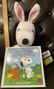 Kohls Cares 2023 Here Comes the EASTER BEAGLE Snoopy Plush & Hardcover Book NEW!
