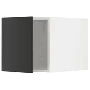 METOD top cabinet, white/Nickebo matt anthracite, 40x60x40 cm