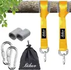 Tree Swing Hanging kit Holds 2000 Lbs 5ft Long Straps 2 Tree Protectors 2 Hooks