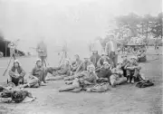 Soldiers at Broadmeadows Army Camp Victoria World War I 1915 Australia OLD PHOTO